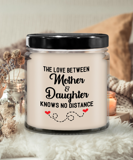 The Love Between Mother & Daughter Knows No Distance Vanilla Scented Candle in Keepsake Jar