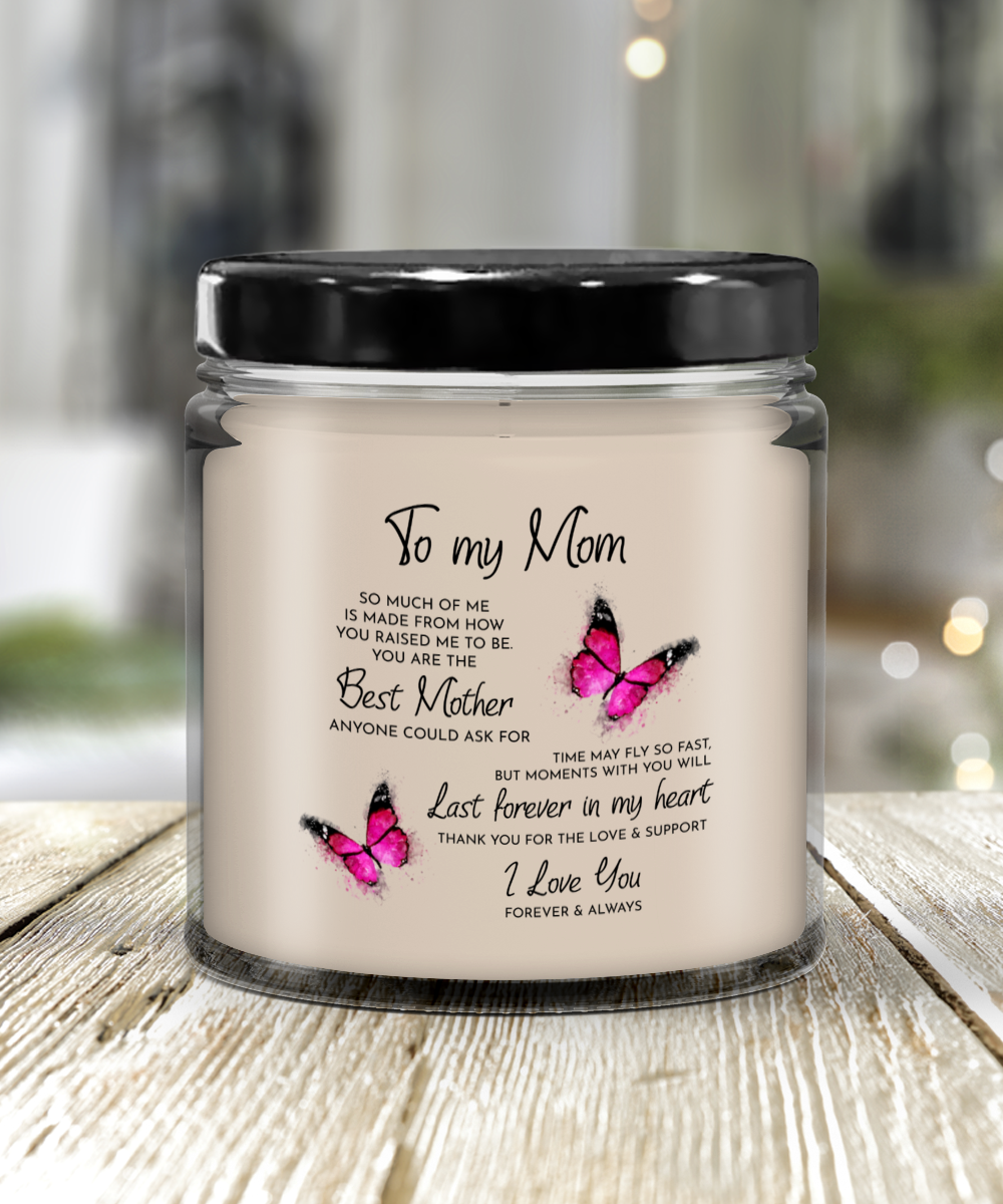 To My Mom Vanilla Scented Candle in Keepsake Jar