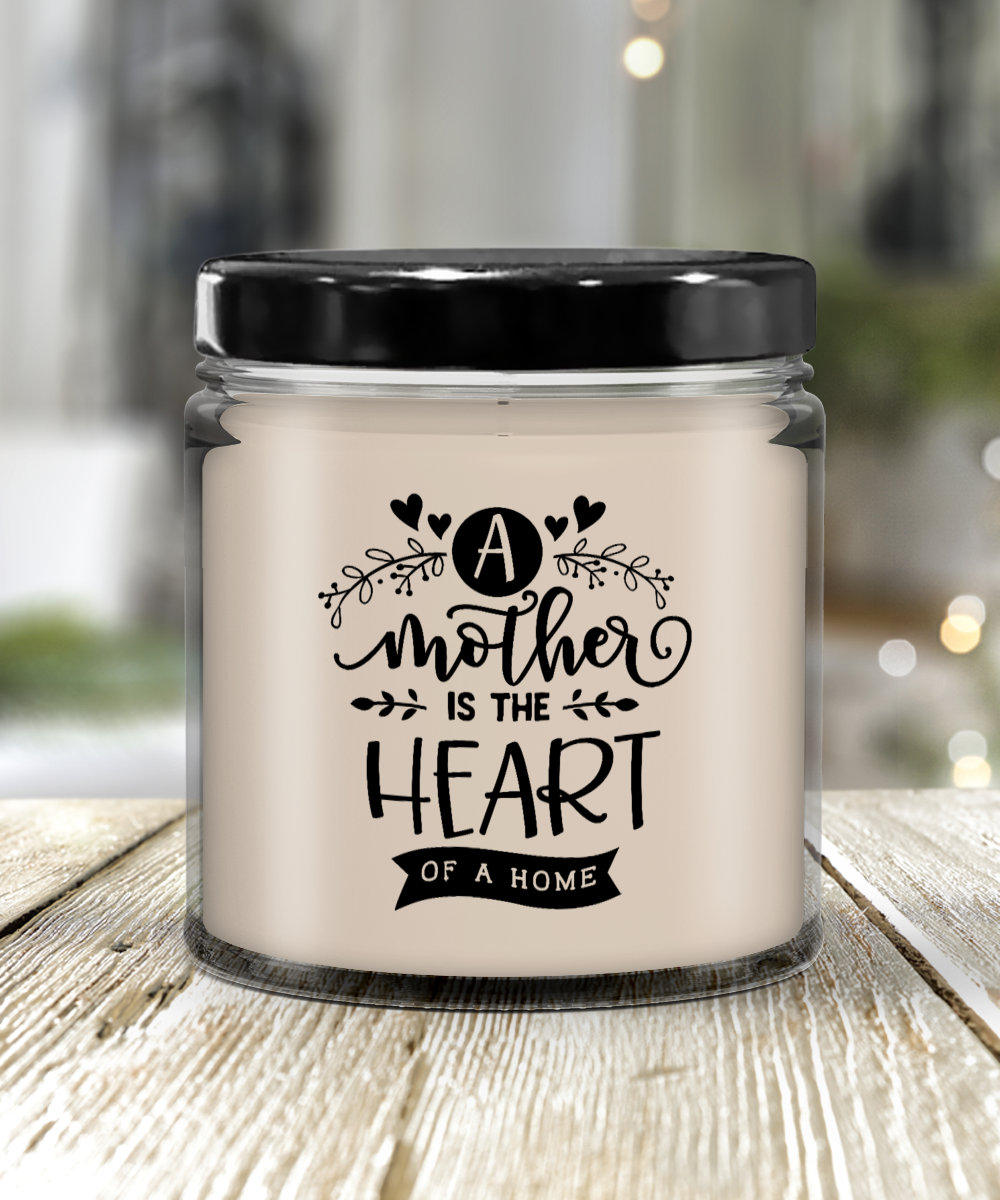 A Mother Is The Heart Of The Home Vanilla Scented Candle - Keepsake Jar