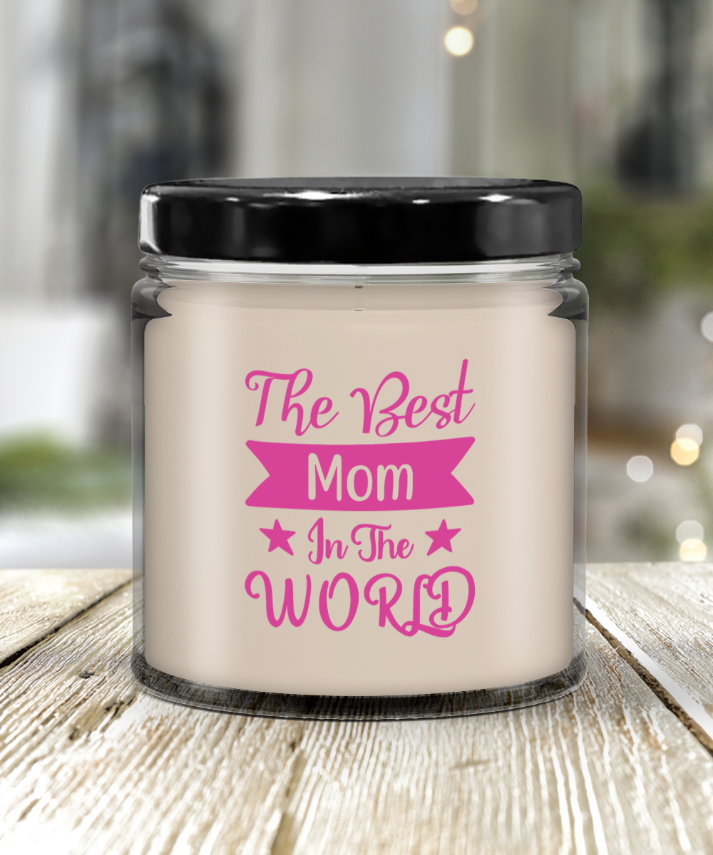 The Best Mom In The World 9oz Vanilla Candle