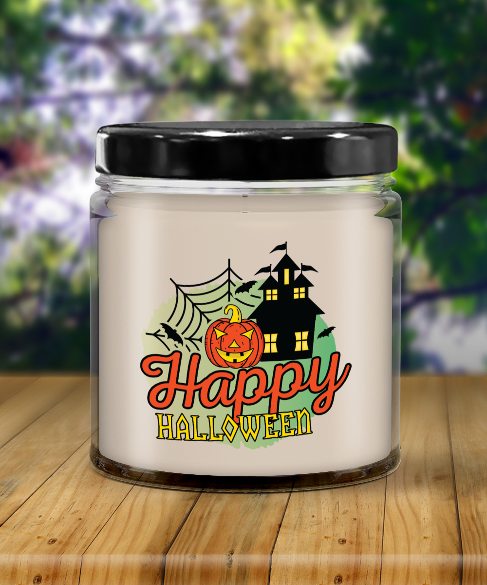 Happy Halloween 9oz Candle In Keepsake Jar
