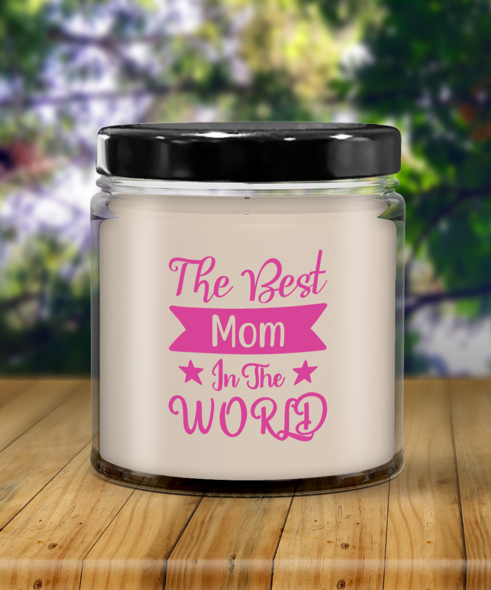 The Best Mom In The World 9oz Vanilla Candle
