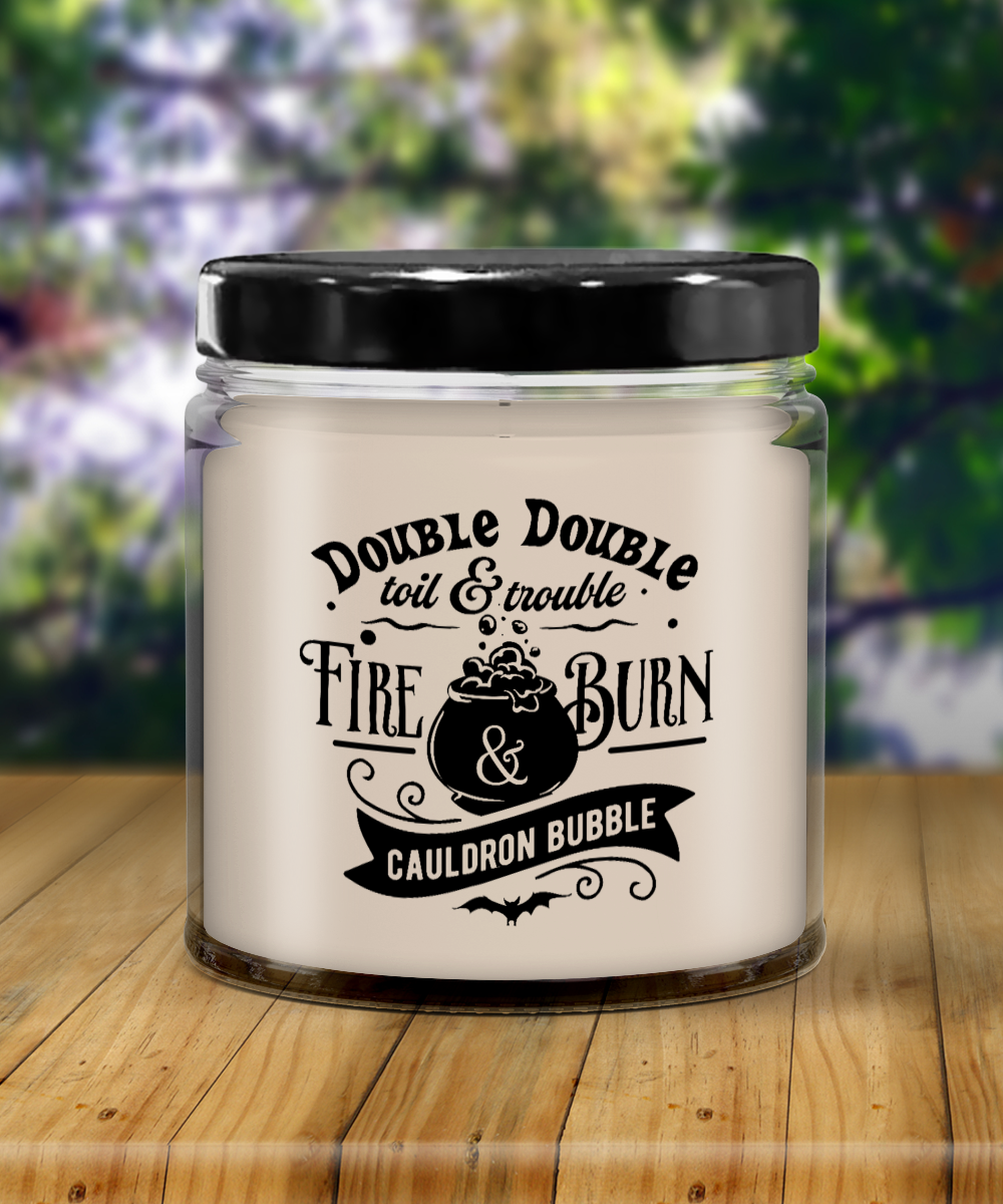 Halloween Candle in Keepsake Jar with Lid