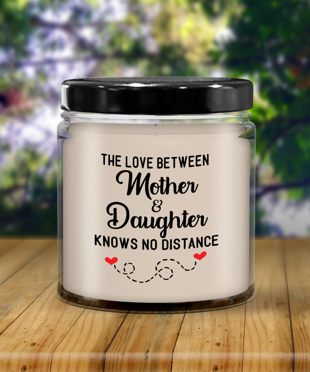 The Love Between Mother & Daughter Knows No Distance Vanilla Scented Candle in Keepsake Jar