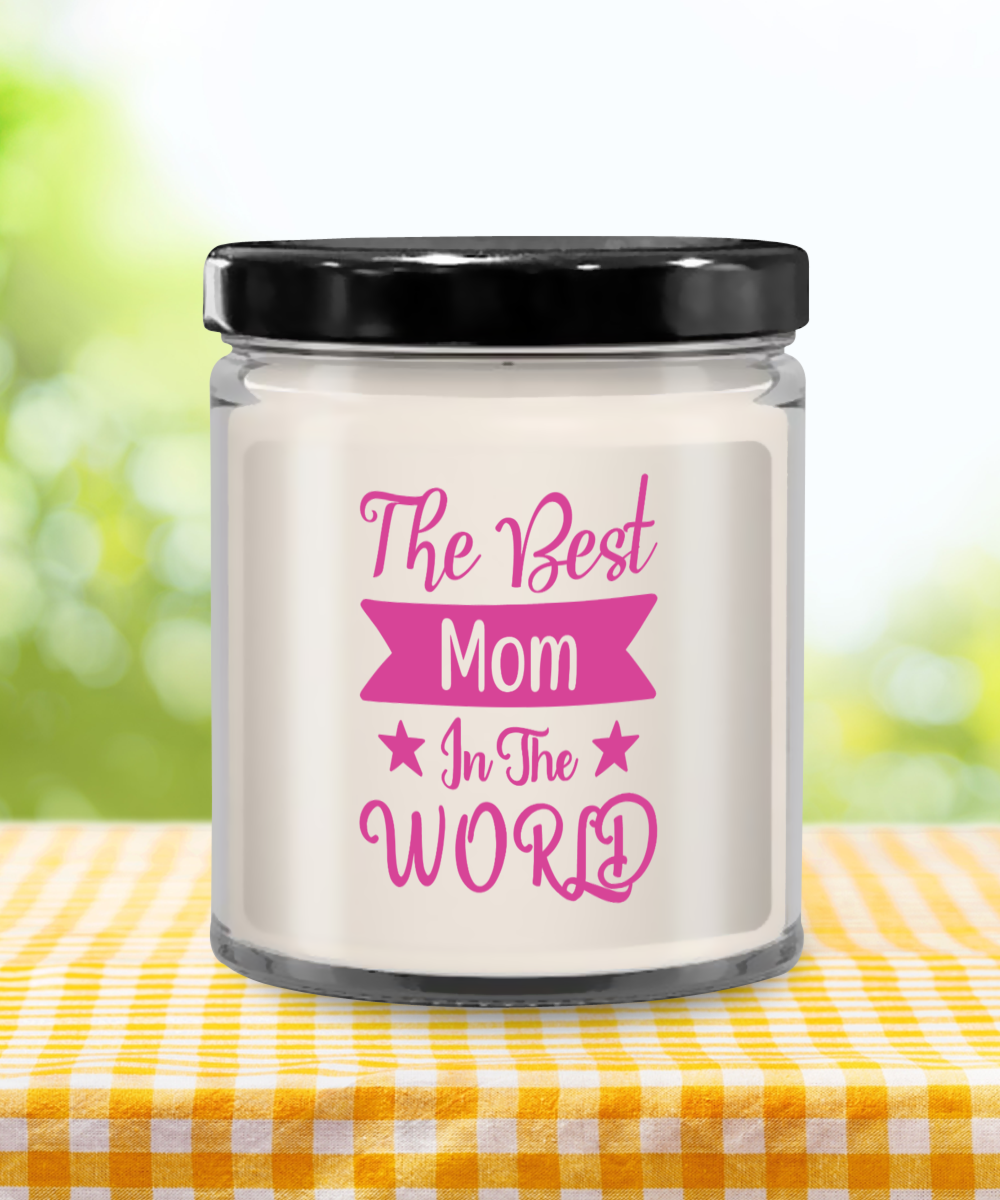 The Best Mom In The World 9oz Vanilla Candle