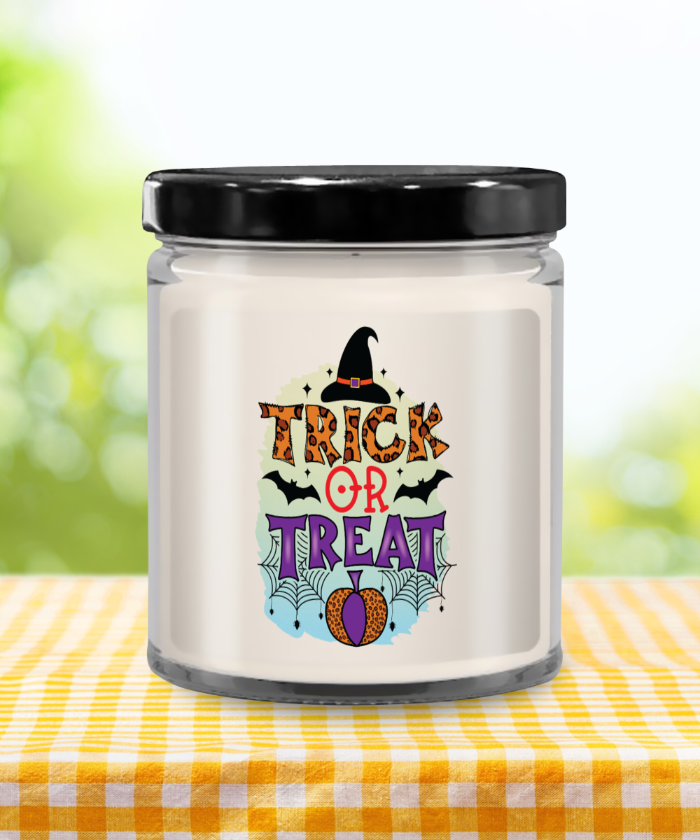 Trick Or Treat 9oz Vanilla Halloween Candle