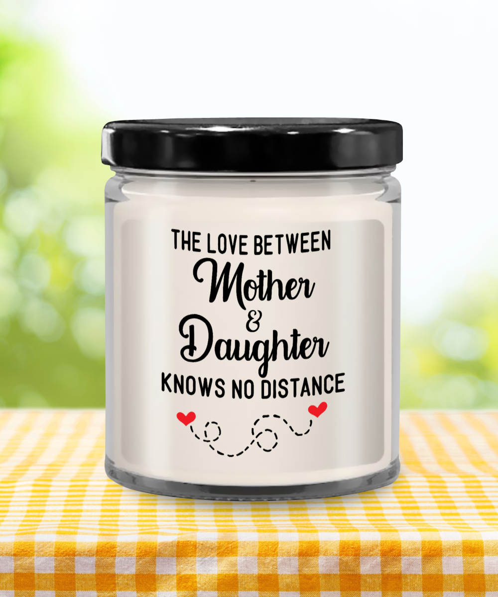 The Love Between Mother & Daughter Knows No Distance Vanilla Scented Candle in Keepsake Jar