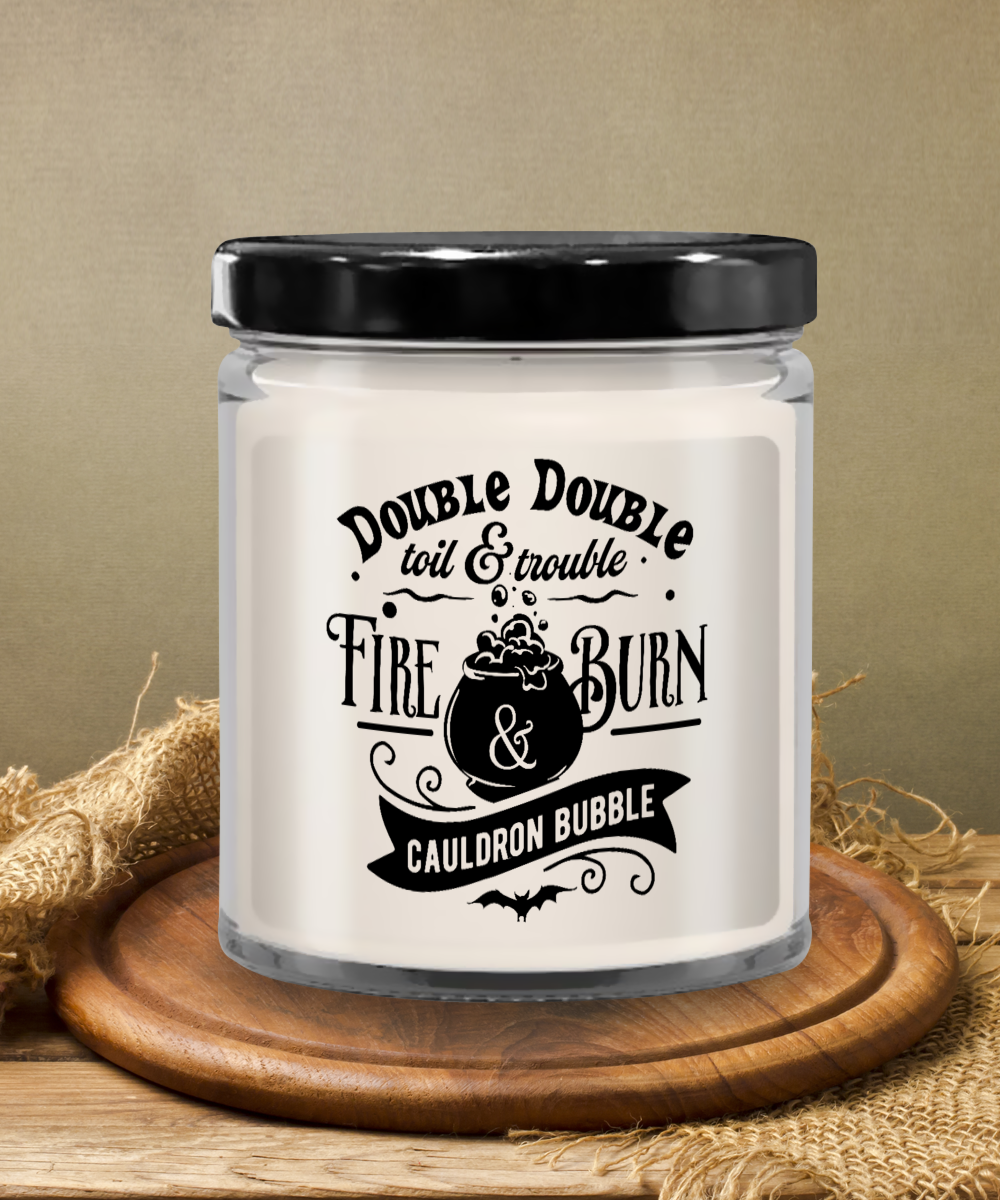 Halloween Candle in Keepsake Jar with Lid