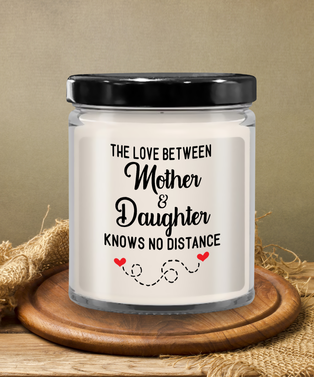 The Love Between Mother & Daughter Knows No Distance Vanilla Scented Candle in Keepsake Jar