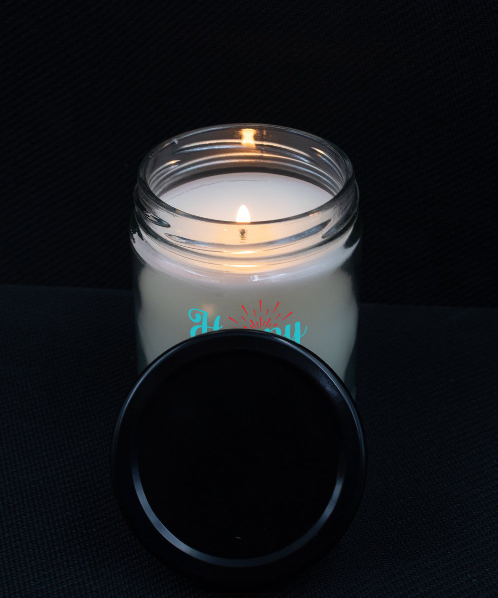 Happy 4th of July 9oz Vanilla Candle in Keepsake Jar
