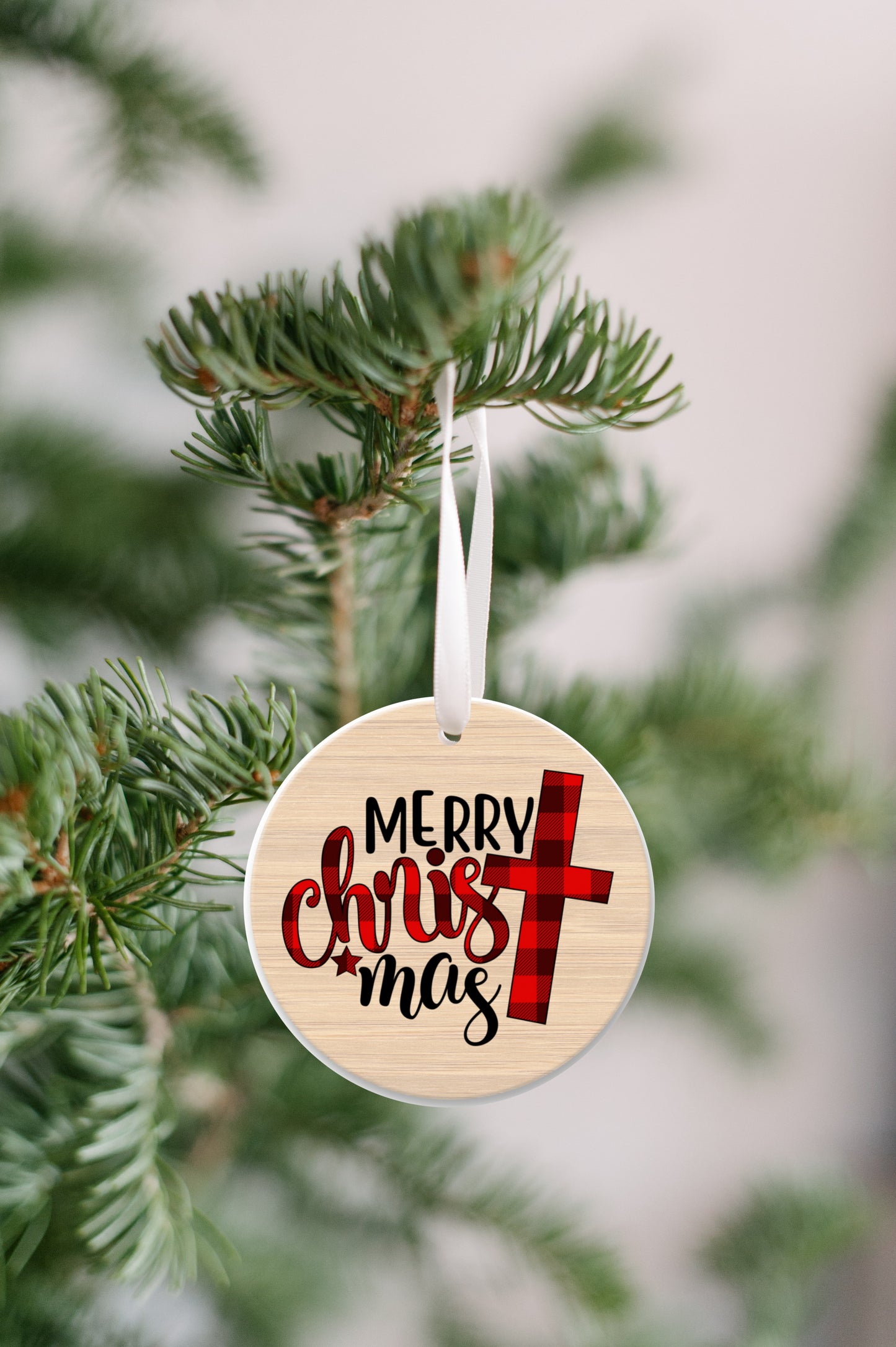 Merry CHRISTmas Ornament