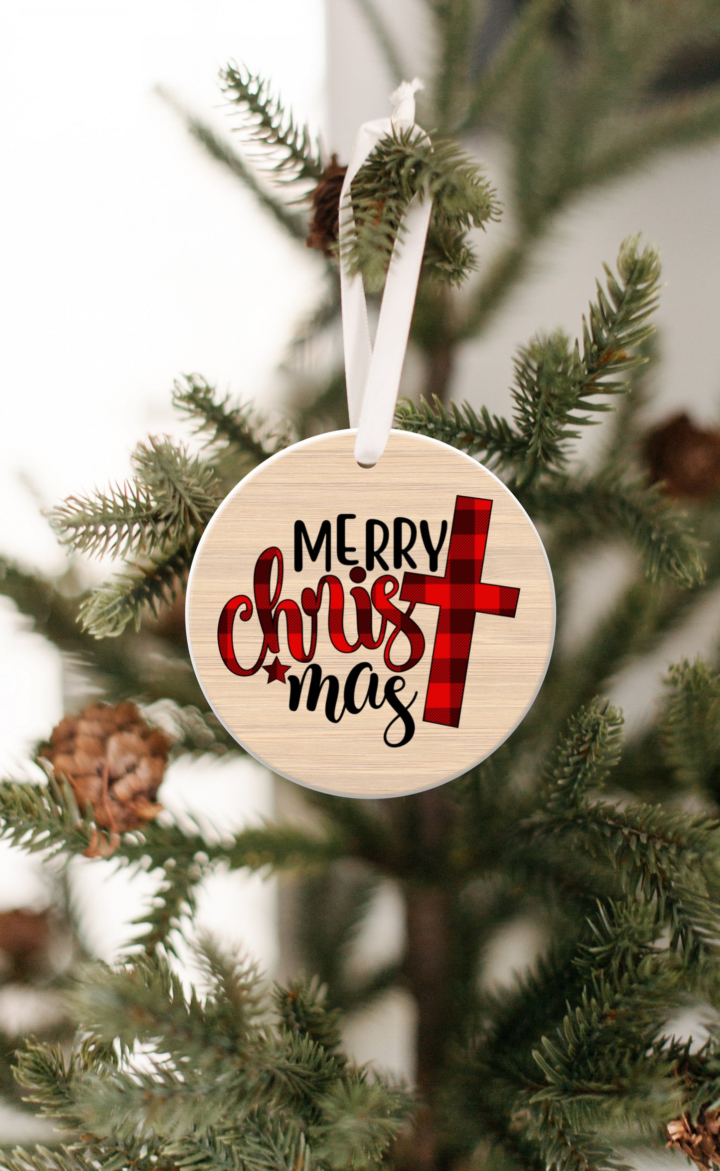 Merry CHRISTmas Ornament