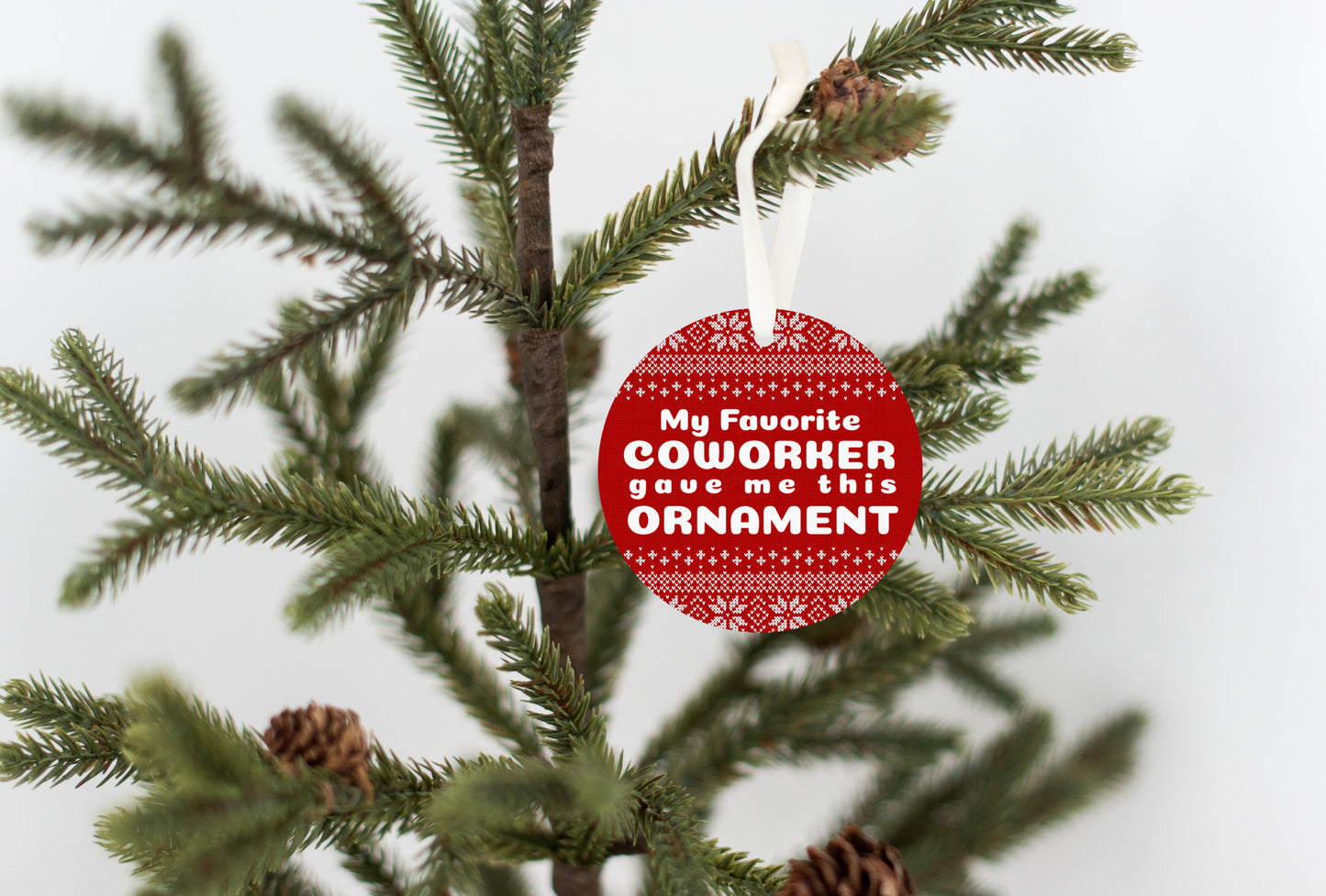 My Favorite CoWorker Gave Me This Ornament - Christmas Ornament Gift