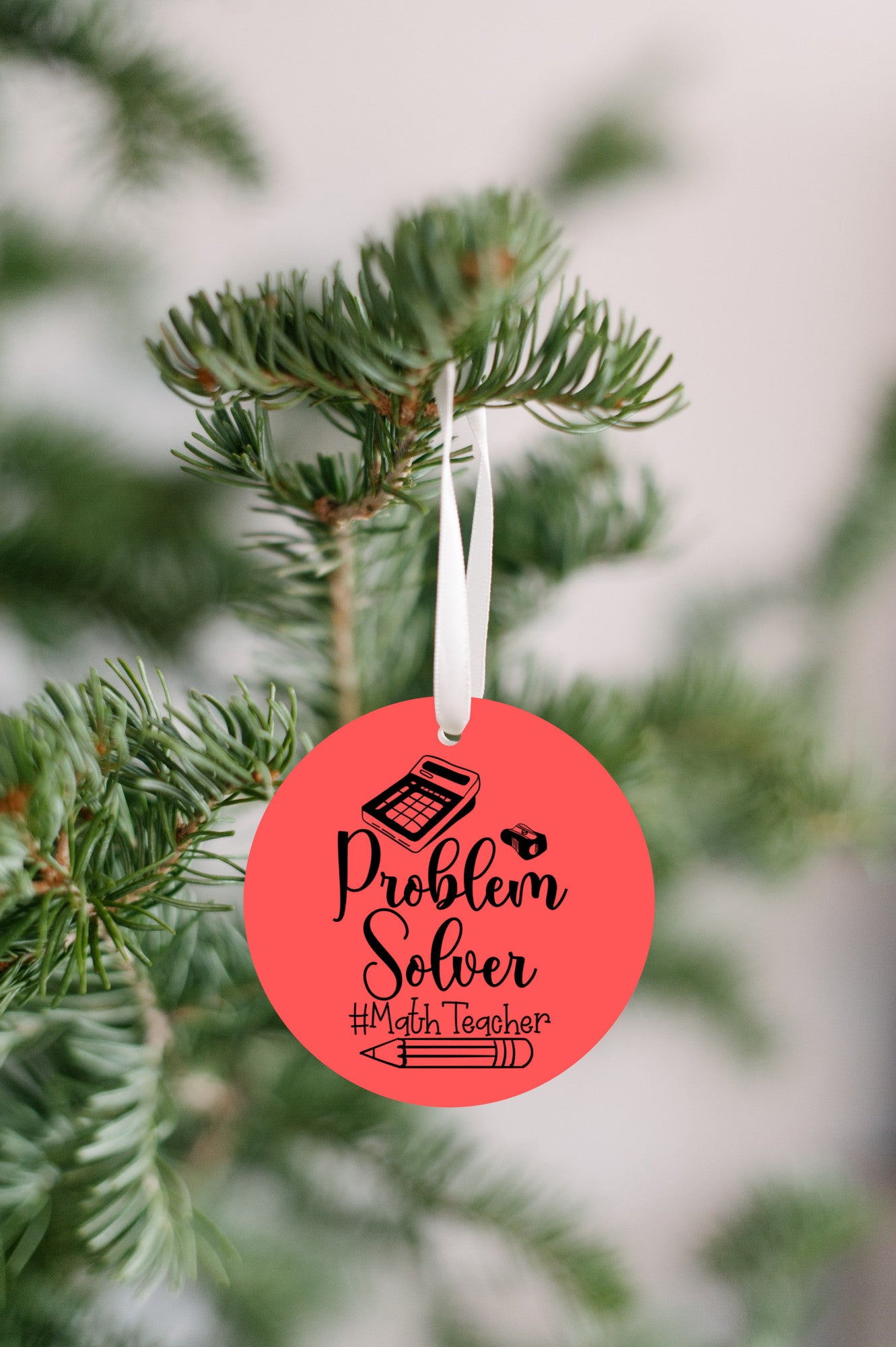 Problem Solver #MathTeacher Holiday Ornament
