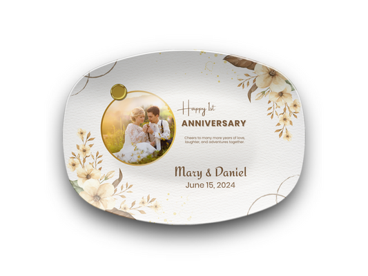 Happy 1st Anniversary Platter