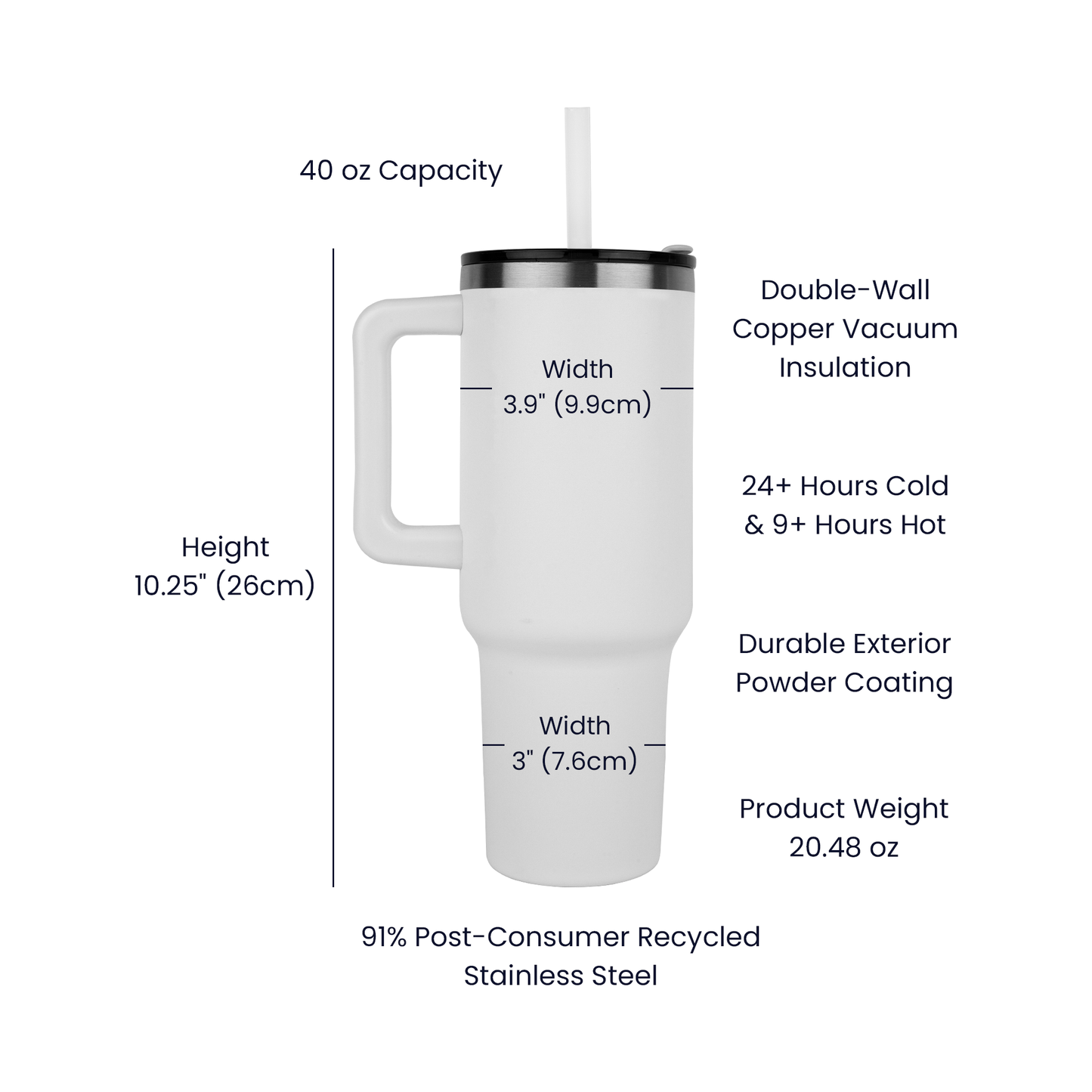 Personalized 40oz Camping Tumbler