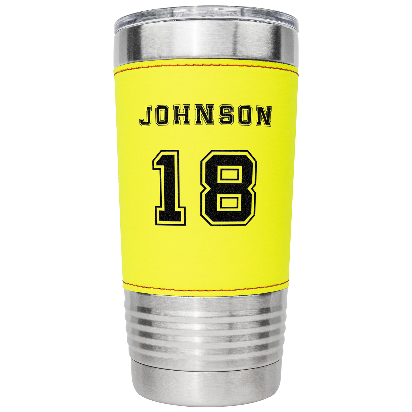 Personalized 20oz Softball Tumbler - Name and Jersey Number Tumbler For Softball Mom And Dad
