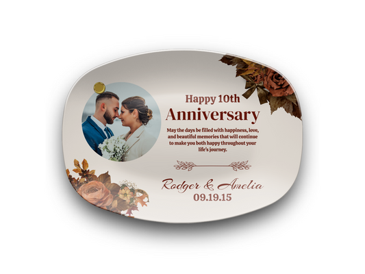 Happy 10th Anniversary Platter