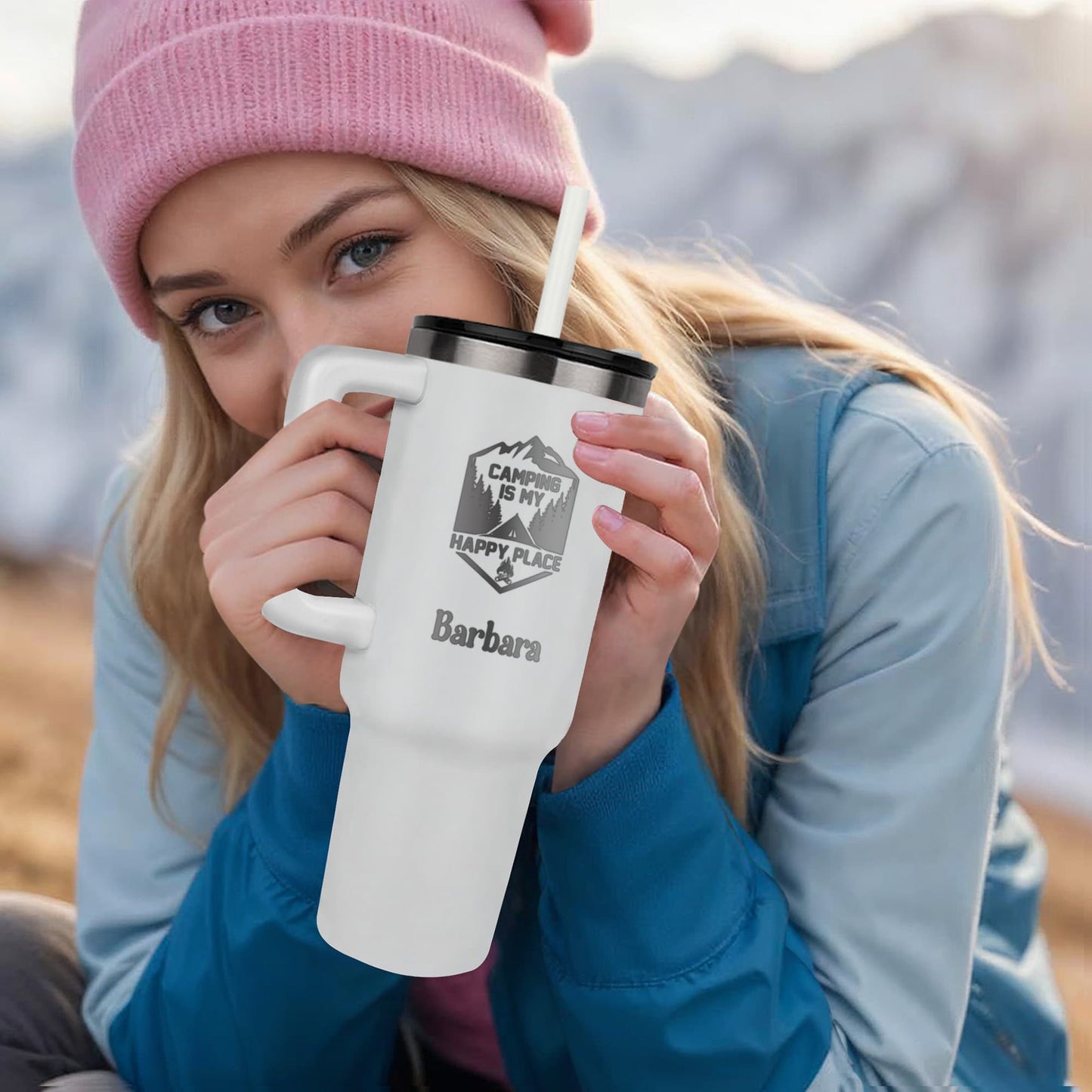 Personalized 40oz Camping Tumbler