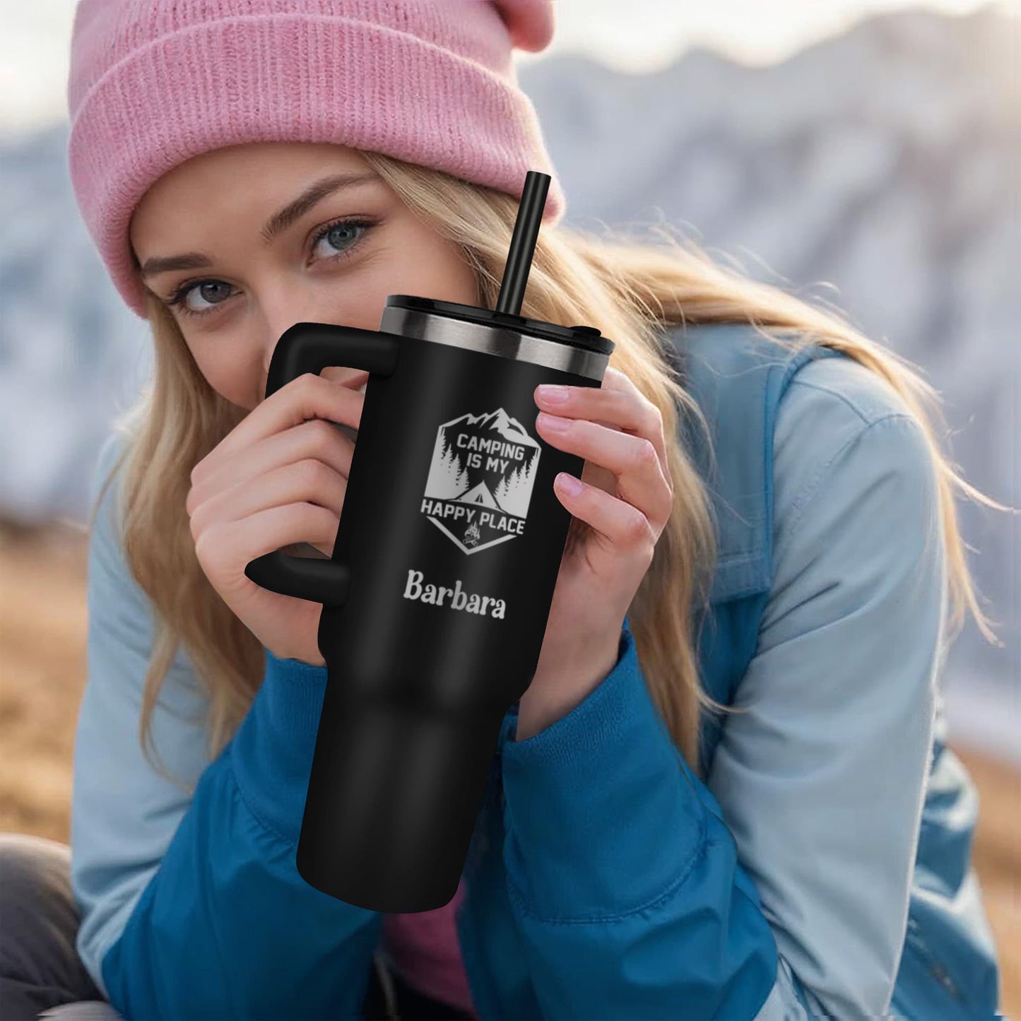 Personalized 40oz Camping Tumbler