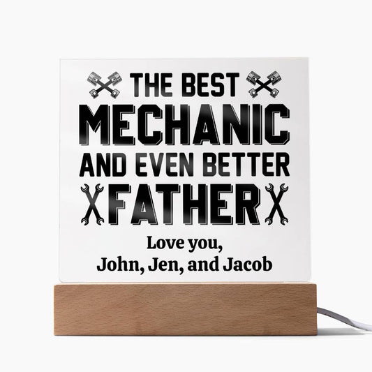 Personalized Acrylic Square Plaque