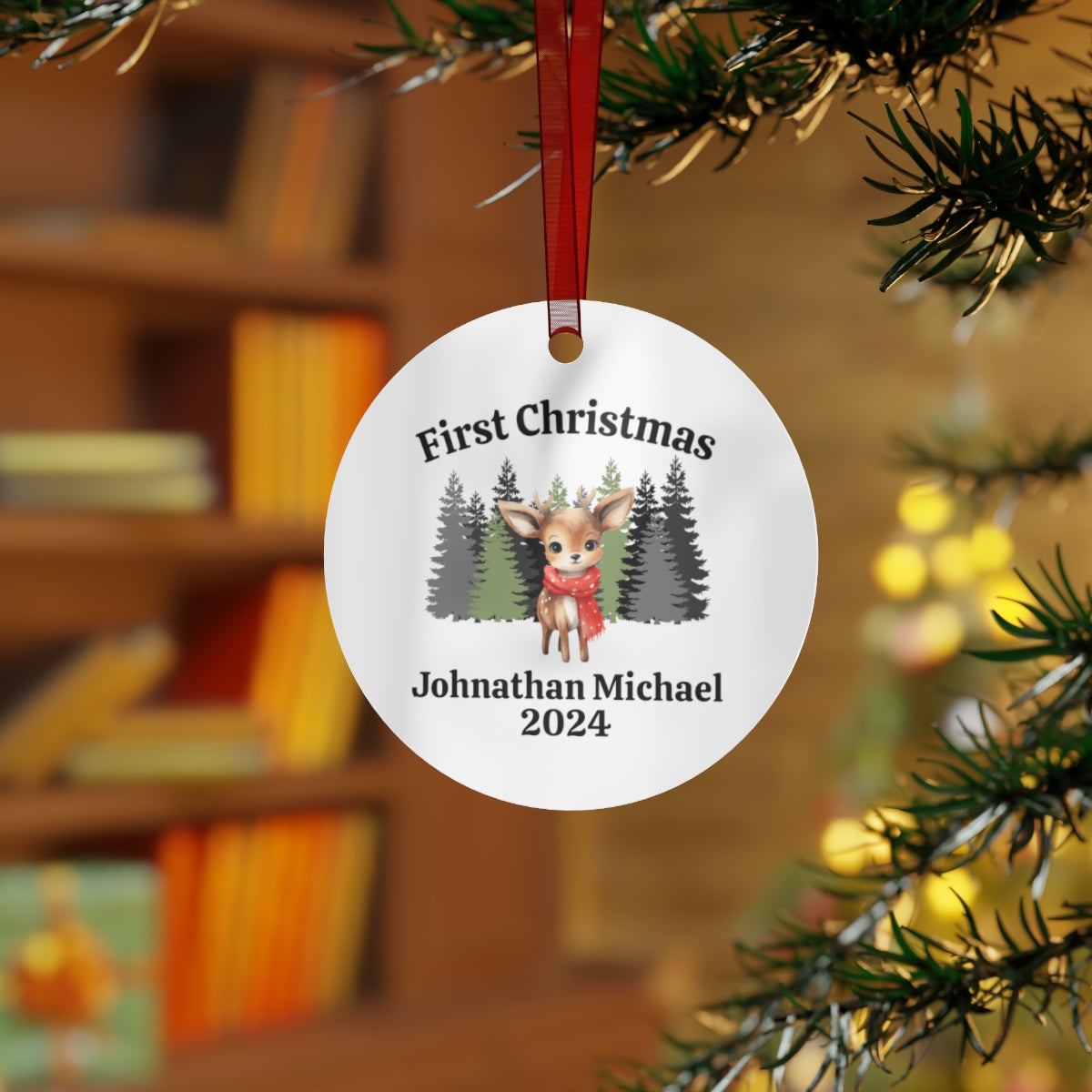 Personalized Baby's First Christmas Ornament