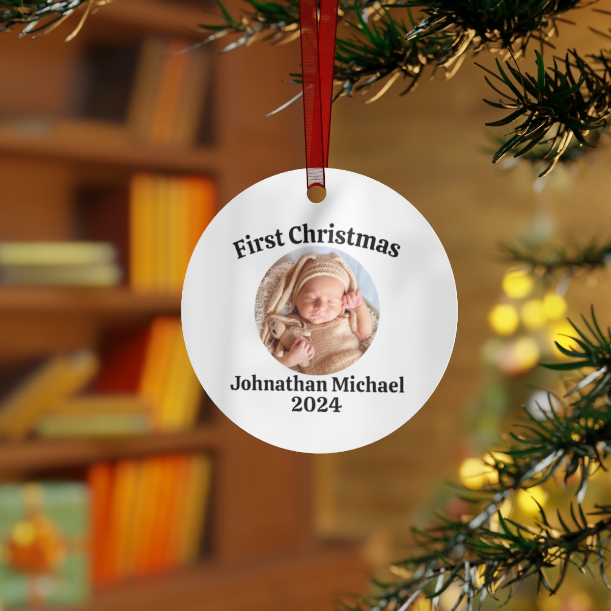 Personalized Baby's First Christmas Ornament