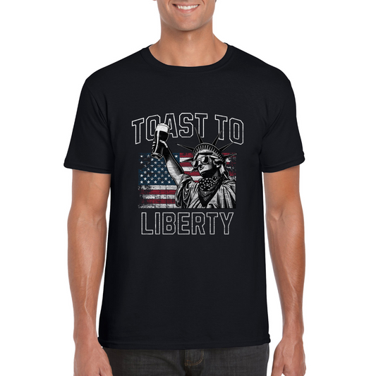 Toast To Liberty Softstyle Unisex T-Shirt