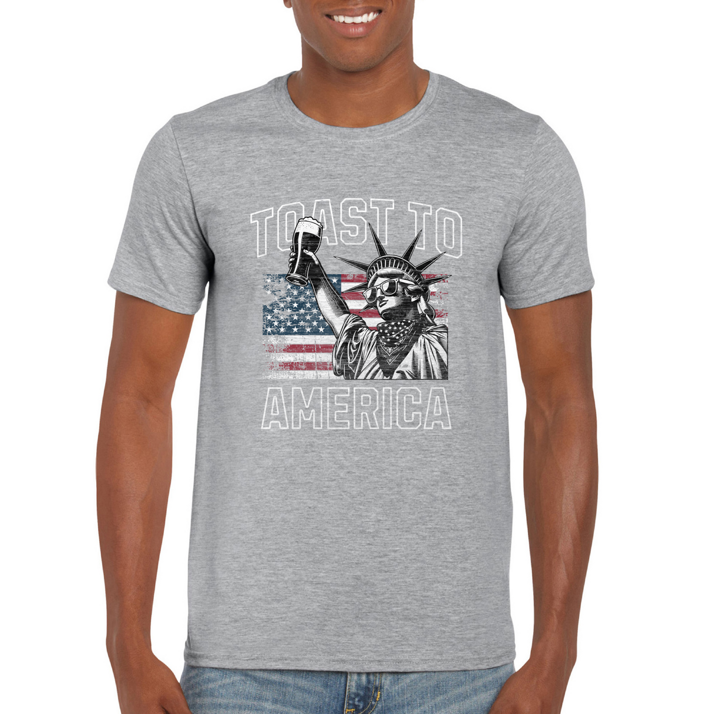 Toast To America Softstyle Unisex T-Shirt