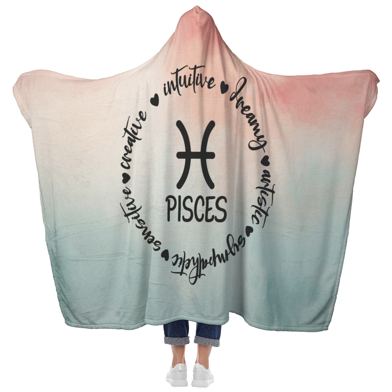 Pisces Hooded Blanket