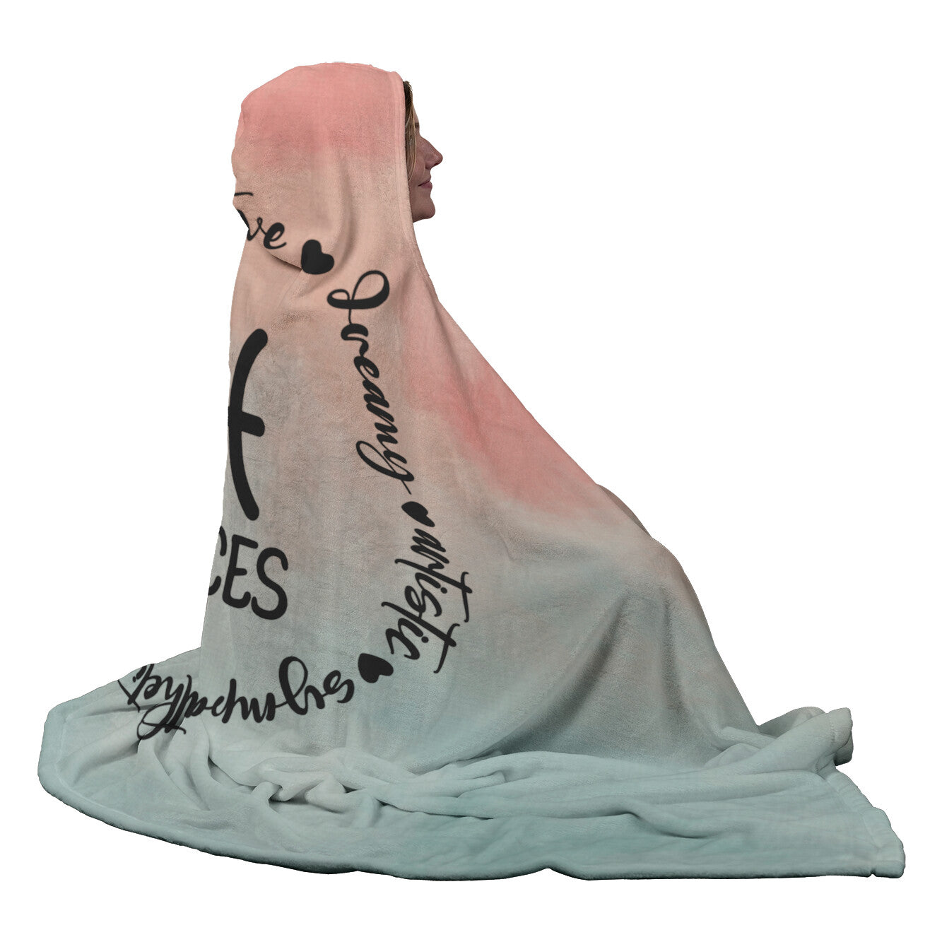 Pisces Hooded Blanket