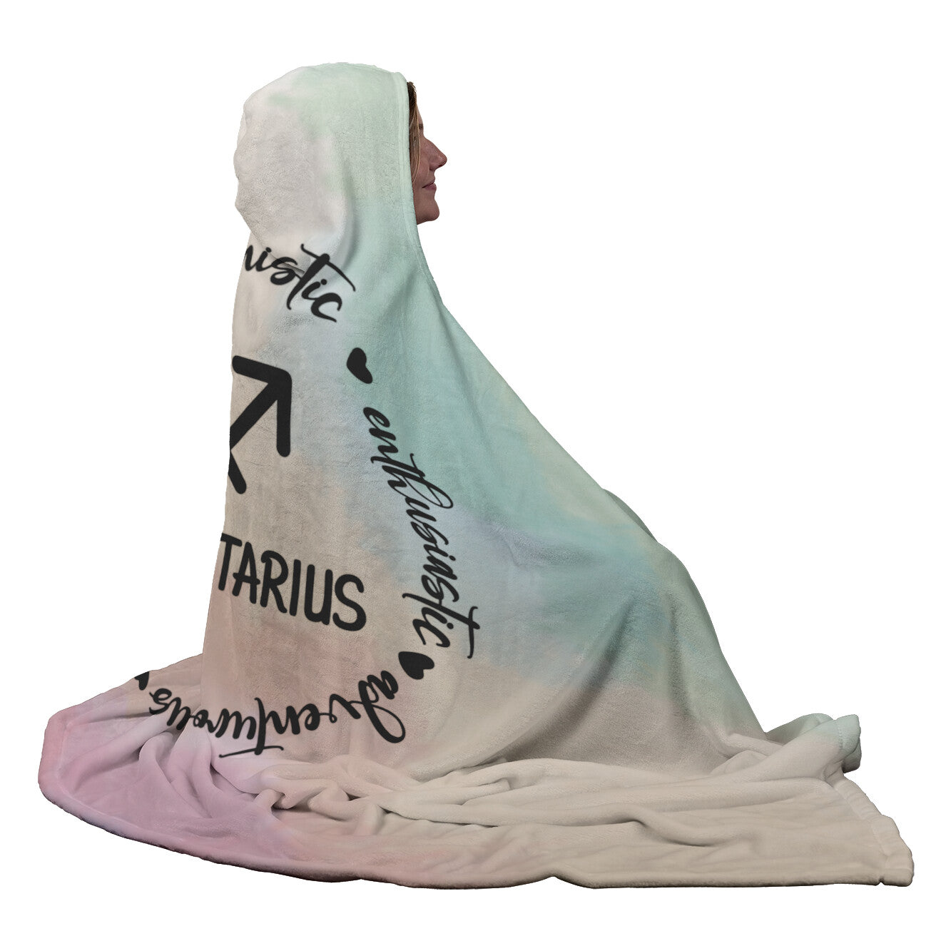 Sagittarius Hooded Blanket