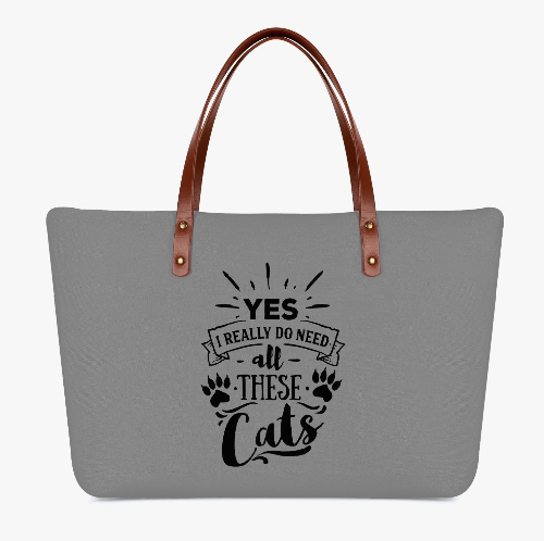Yes I Really Do Need All These Cats Tote Bag