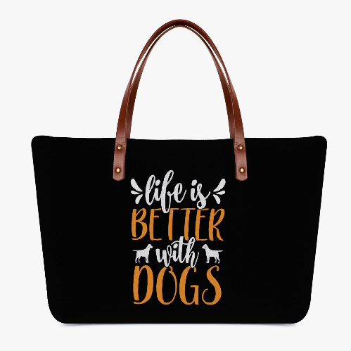 Life Is Better With Dogs Tote Bag