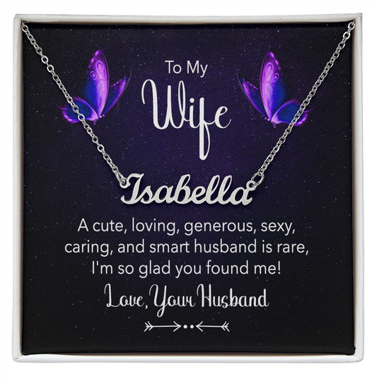 To My Wife - Personalized Name Necklace