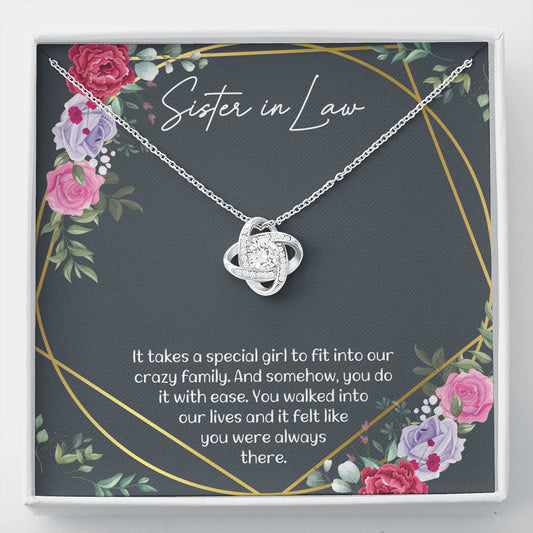 Sister In Law Love Knot Necklace