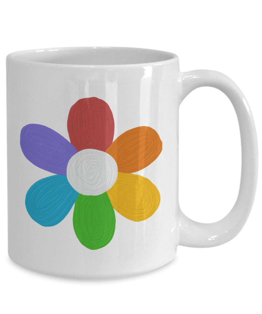 Pride Flower 15oz Ceramic Mug