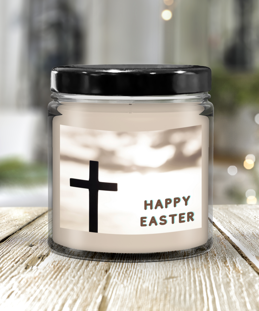 Happy Easter Vanilla Scented Candle in Keepsake Jar with Lid