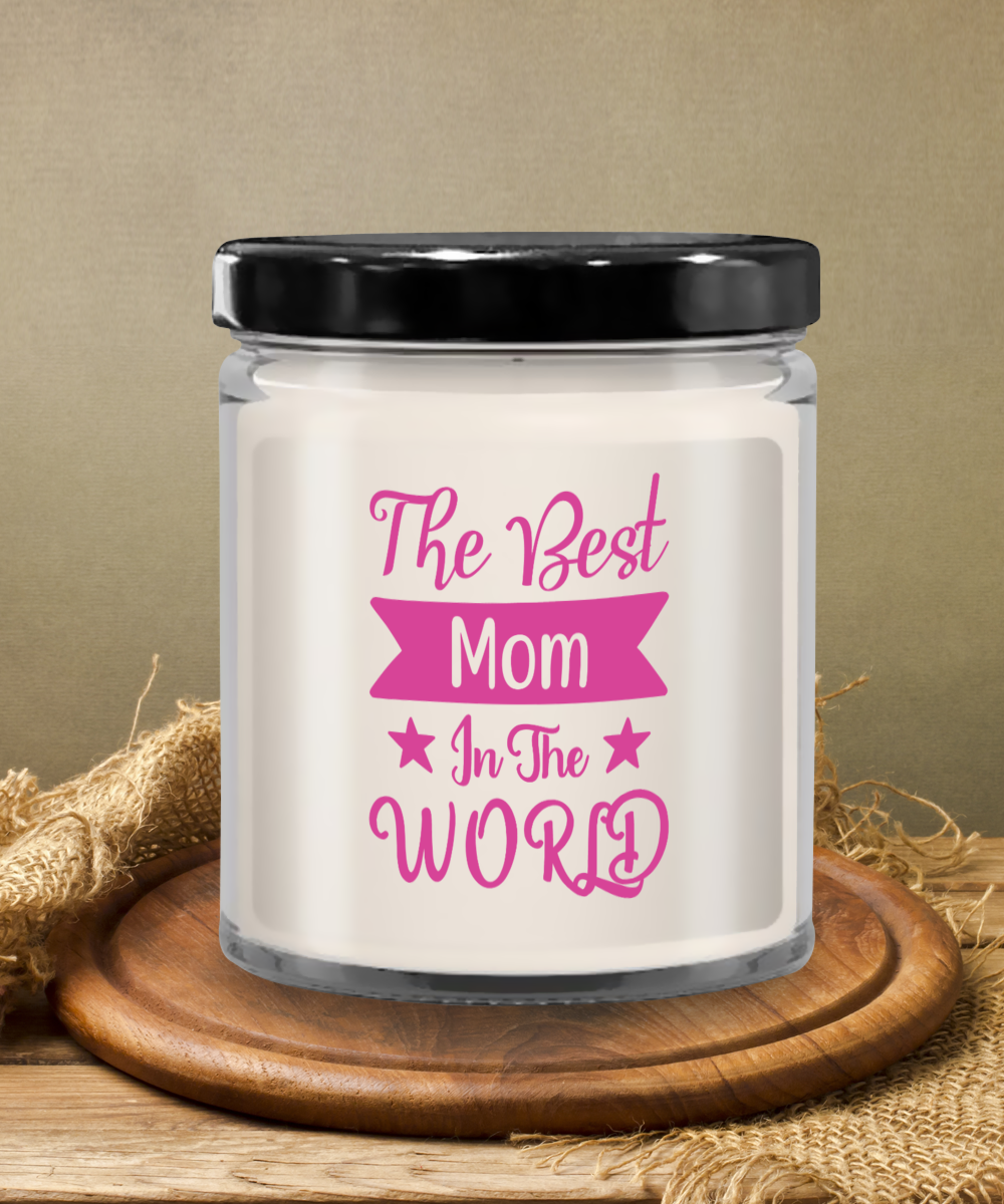 The Best Mom In The World 9oz Vanilla Candle
