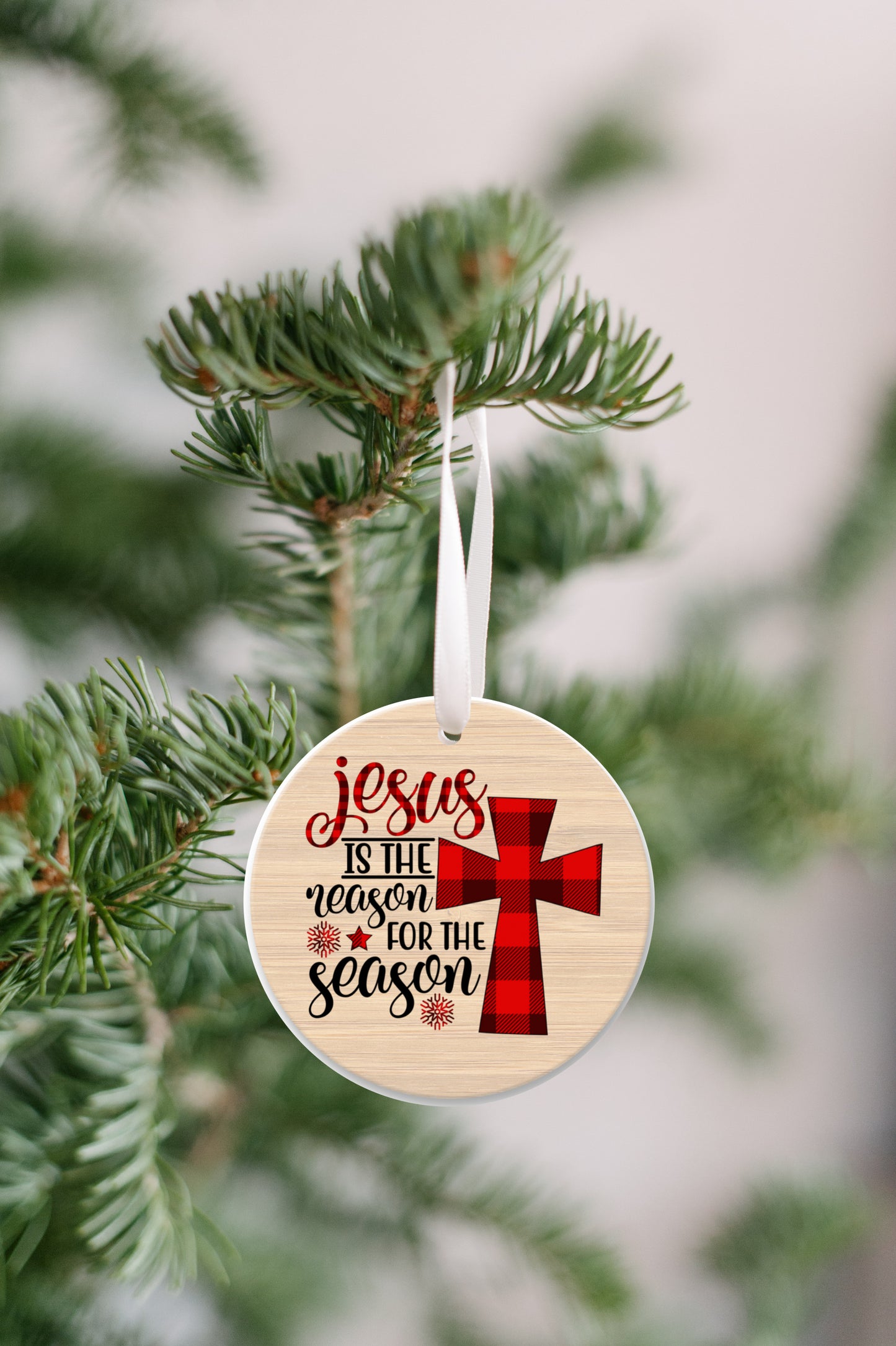 Jesus Is The Reason for The Season - Christmas Ornament