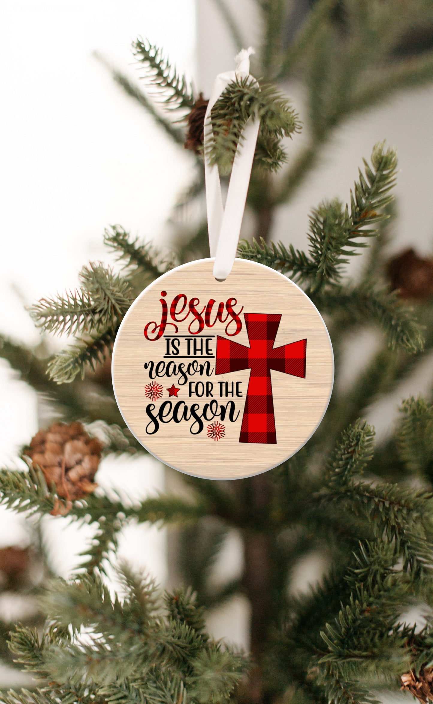 Jesus Is The Reason for The Season - Christmas Ornament