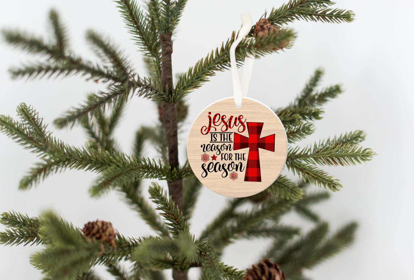 Jesus Is The Reason for The Season - Christmas Ornament