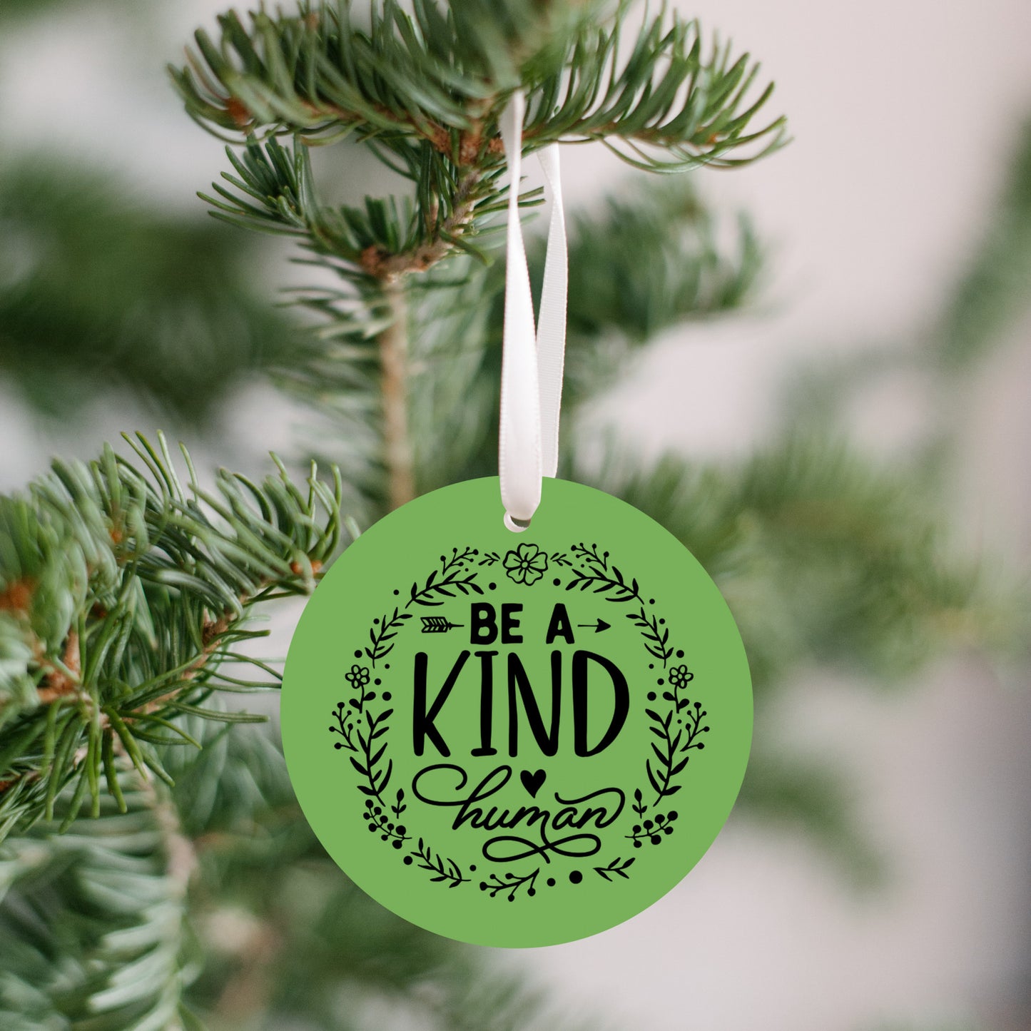 Be A Kind Human Christmas Ornament