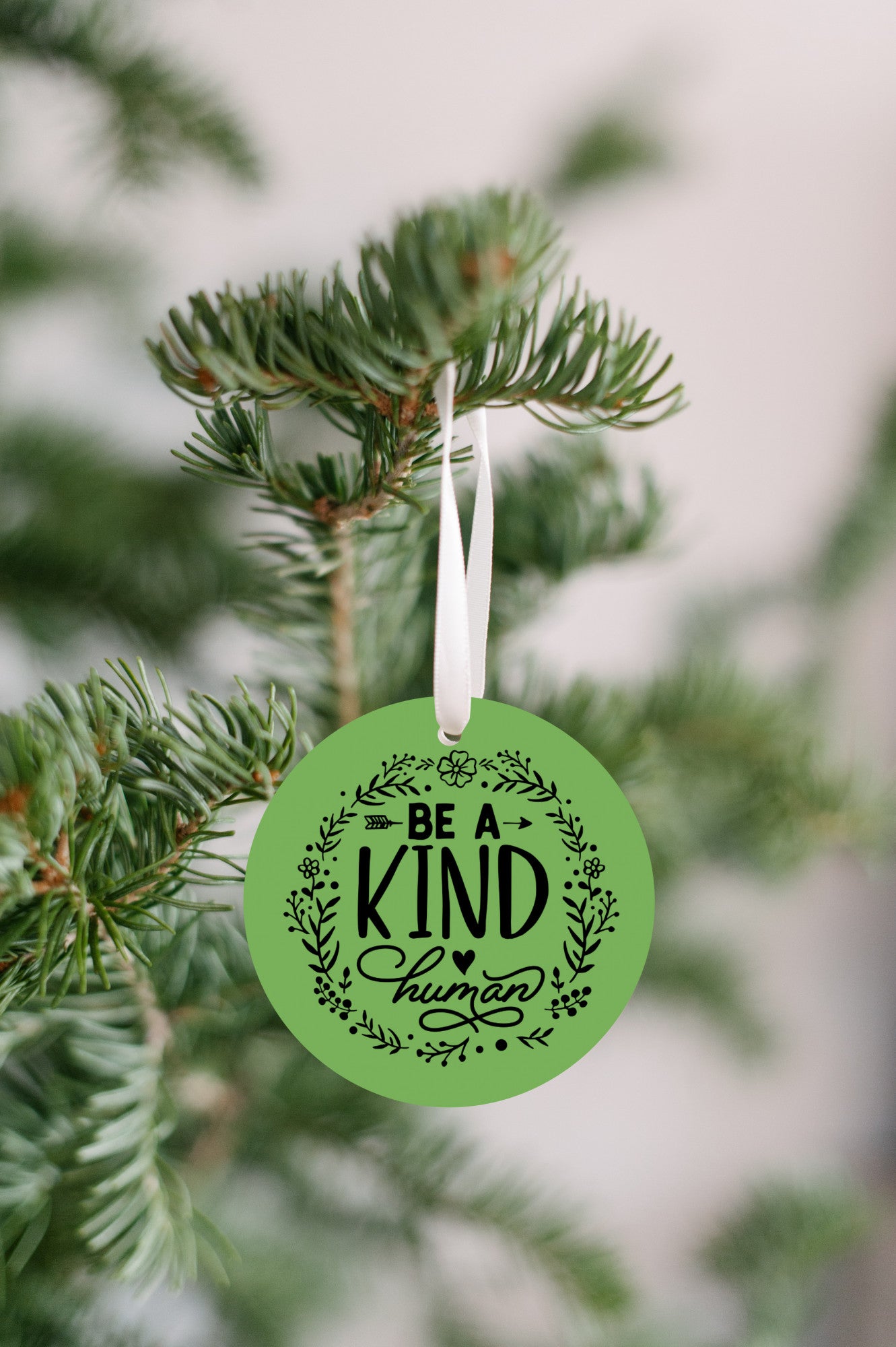 Be A Kind Human Christmas Ornament