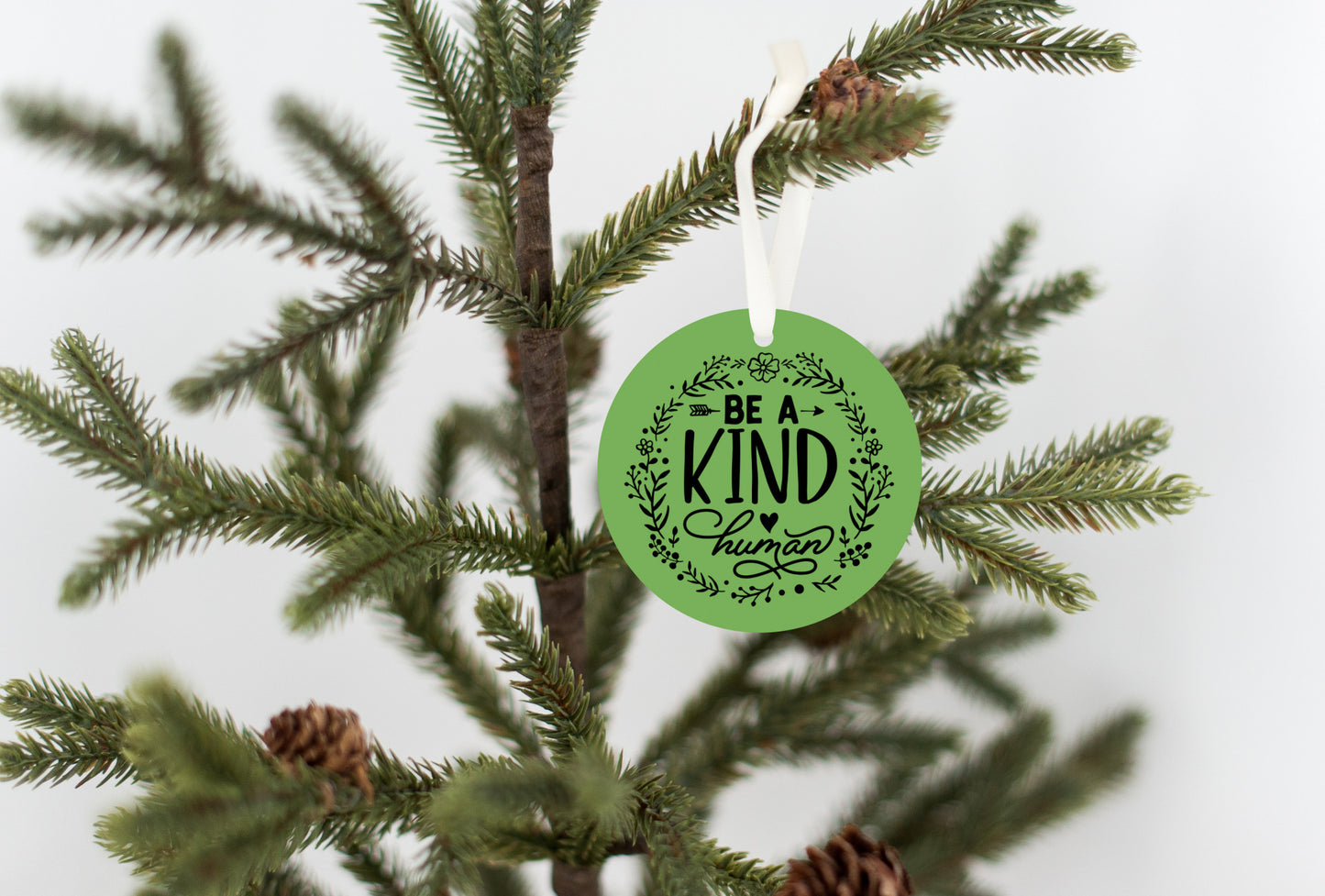 Be A Kind Human Christmas Ornament